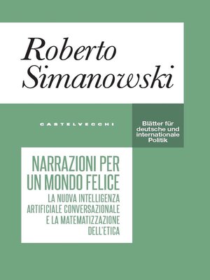 cover image of Narrazioni per un mondo felice